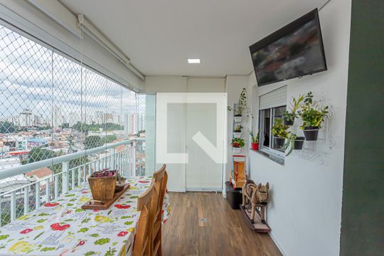 Varanda da Sala de apartamento à venda com 2 quartos, 65m² em Vila Ester (zona Norte), São Paulo