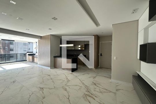 Sala de apartamento para alugar com 3 quartos, 112m² em Empresarial 18 do Forte, Barueri