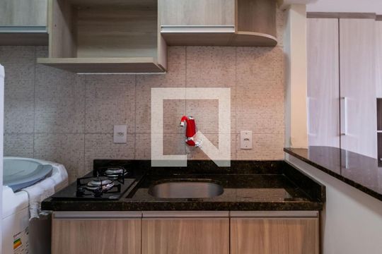 Cozinha e Área de Serviço de apartamento à venda com 1 quarto, 28m² em Farroupilha, Porto Alegre