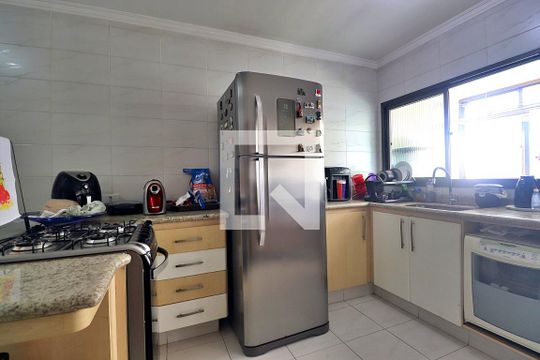 Cozinha de apartamento à venda com 3 quartos, 122m² em Jardim, Santo André