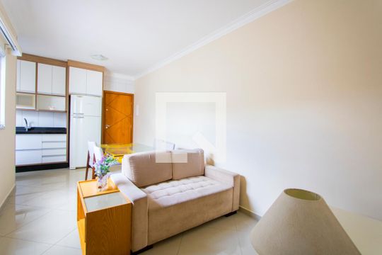 Sala de apartamento à venda com 2 quartos, 100m² em Jardim Paraiso, Santo André