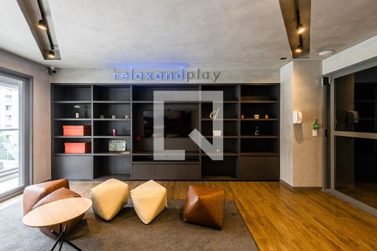 Área comum de kitnet/studio à venda com 1 quarto, 20m² em Pinheiros, São Paulo