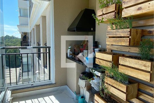 Varanda gourmet de apartamento para alugar com 3 quartos, 109m² em Centro Comercial Jubran, Barueri