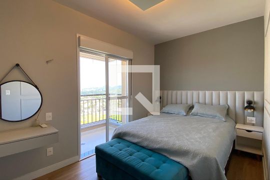 Suíte 1 de apartamento para alugar com 3 quartos, 109m² em Centro Comercial Jubran, Barueri