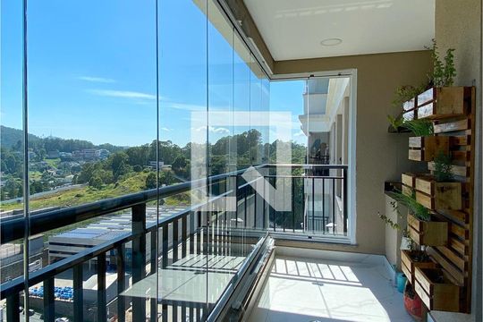 Varanda gourmet de apartamento para alugar com 3 quartos, 109m² em Centro Comercial Jubran, Barueri