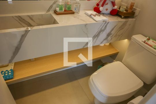 Lavabo de apartamento à venda com 3 quartos, 105m² em Vila Anastácio, São Paulo
