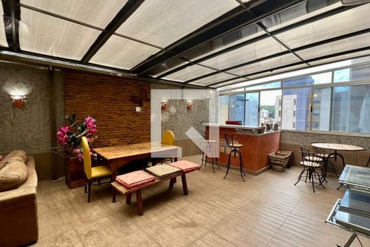 varanda de apartamento à venda com 5 quartos, 210m² em Santo Antônio, Belo Horizonte