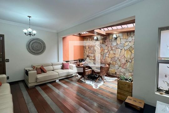 Sala  de apartamento à venda com 5 quartos, 210m² em Santo Antônio, Belo Horizonte