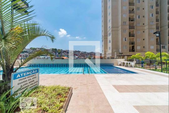 Área comum - Piscina de apartamento à venda com 2 quartos, 51m² em Parque João Ramalho, Santo André