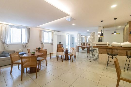 Salão de Festas de apartamento à venda com 2 quartos, 49m² em Barra Funda, São Paulo