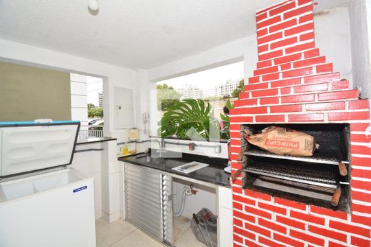 Área comum - Churrasqueira de apartamento para alugar com 3 quartos, 56m² em Irajá, Rio de Janeiro