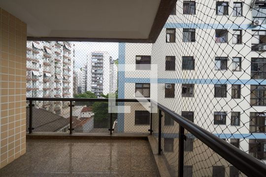 Sala Varanda de apartamento à venda com 4 quartos, 140m² em Tijuca, Rio de Janeiro
