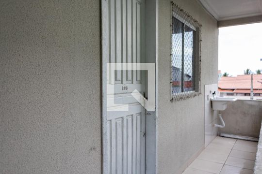 Área de Serviço e Entrada de apartamento para alugar com 2 quartos, 49m² em Ingleses do Rio Vermelho, Florianópolis