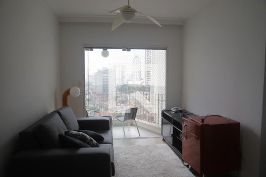 Sala de apartamento para alugar com 2 quartos, 55m² em Bosque da Saúde, São Paulo