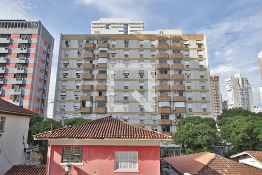 Vista da Sala de apartamento para alugar com 2 quartos, 73m² em Boqueirão, Santos