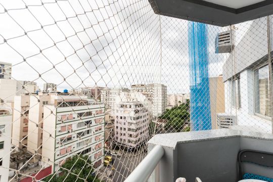 Varanda da Sala de apartamento à venda com 2 quartos, 80m² em Tijuca, Rio de Janeiro