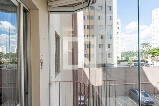 Varanda da Sala de apartamento à venda com 3 quartos, 61m² em Vila Marina, São Paulo