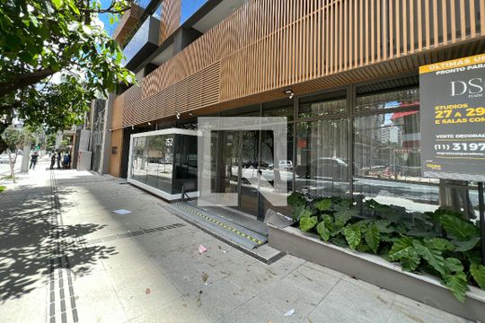 Fachada de apartamento à venda com 1 quarto, 44m² em Itaim Bibi, São Paulo
