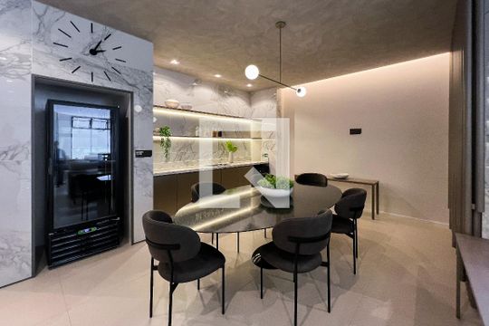 Área comum de apartamento à venda com 1 quarto, 44m² em Itaim Bibi, São Paulo