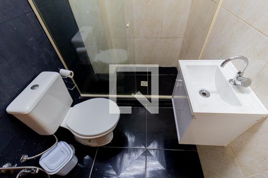 Banheiro de kitnet/studio à venda com 1 quarto, 36m² em Centro, Rio de Janeiro