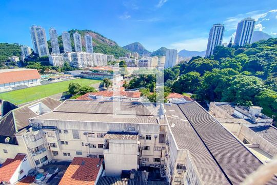 Vista da Suíte de apartamento para alugar com 2 quartos, 163m² em Botafogo, Rio de Janeiro