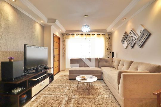 Sala de casa à venda com 3 quartos, 292m² em Vila Camilopolis, Santo André