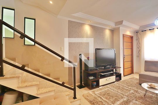 Sala de casa à venda com 3 quartos, 292m² em Vila Camilopolis, Santo André