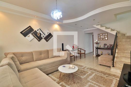 Sala de casa à venda com 3 quartos, 292m² em Vila Camilopolis, Santo André