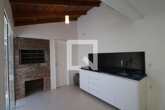Área comum - Churrasqueira de casa de condomínio à venda com 3 quartos, 110m² em Harmonia, Canoas