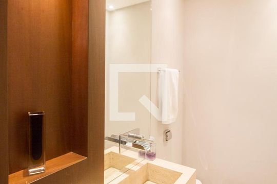 Lavabo de apartamento à venda com 3 quartos, 240m² em Santo Amaro, São Paulo