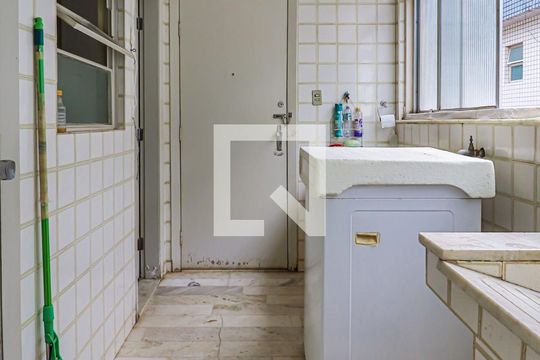 Área de Serviço de apartamento à venda com 3 quartos, 105m² em Sion, Belo Horizonte
