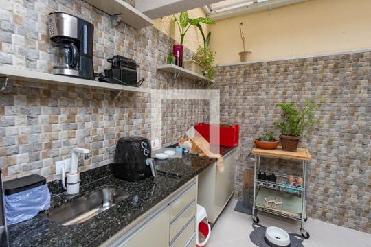 Área de serviço  de casa de condomínio à venda com 2 quartos, 110m² em Centro, Diadema