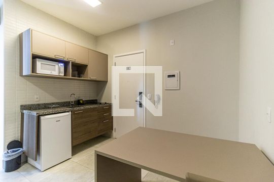 Cozinha de kitnet/studio à venda com 1 quarto, 39m² em Centro Histórico de São Paulo, São Paulo