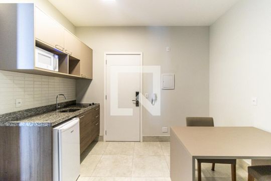 Cozinha de kitnet/studio à venda com 1 quarto, 39m² em Centro Histórico de São Paulo, São Paulo