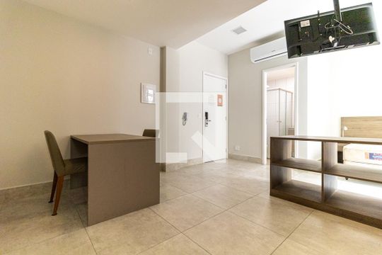 Cozinha - Mesa de kitnet/studio à venda com 1 quarto, 40m² em Centro Histórico de São Paulo, São Paulo