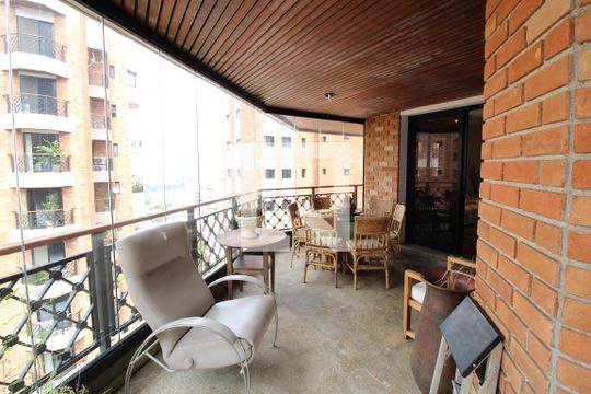 Varanda da sala  de apartamento para alugar com 4 quartos, 270m² em Vila Ida, São Paulo