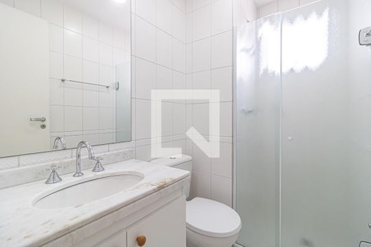Banheiro Social de apartamento para alugar com 3 quartos, 110m² em Vila Leopoldina, São Paulo