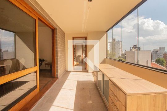 Varanda da Sala de apartamento à venda com 3 quartos, 332m² em Petrópolis, Porto Alegre