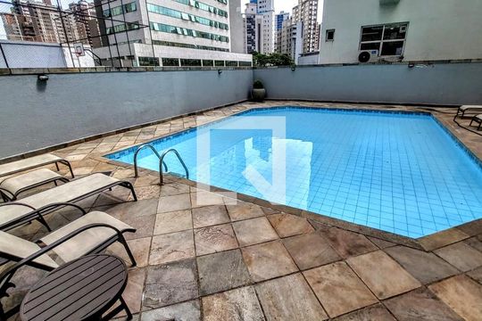 Área comum - Piscina de apartamento para alugar com 2 quartos, 77m² em Lourdes, Belo Horizonte