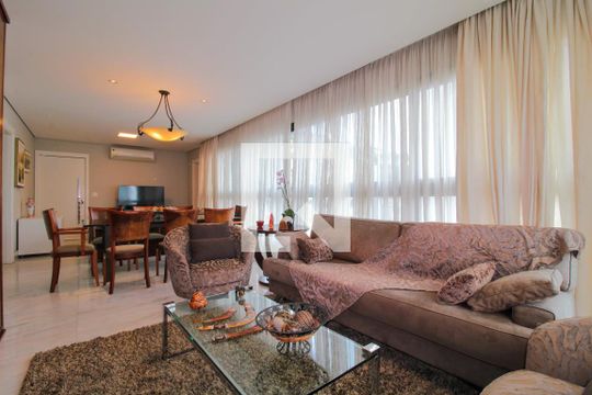 Sala de apartamento à venda com 4 quartos, 147m² em Anchieta, Belo Horizonte