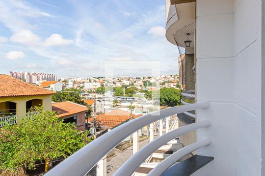 Varanda da Suite de apartamento à venda com 2 quartos, 120m² em Vila Tibiriçá, Santo André