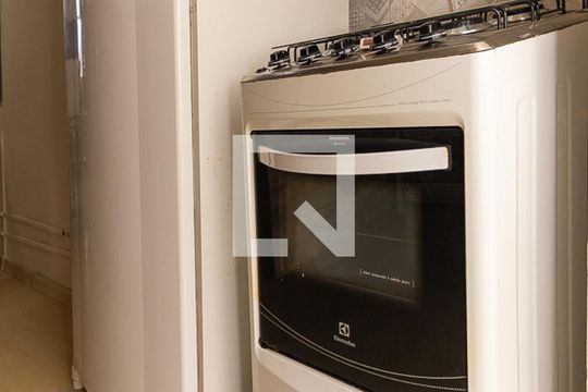 Cozinha  de kitnet/studio para alugar com 1 quarto, 30m² em Botafogo, Rio de Janeiro