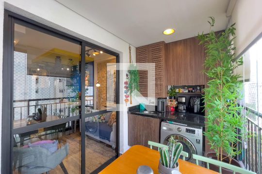 Varanda de apartamento à venda com 1 quarto, 35m² em Vila Mariana, São Paulo