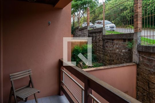 Varanda da Sala de casa de condomínio à venda com 3 quartos, 150m² em Espírito Santo, Porto Alegre