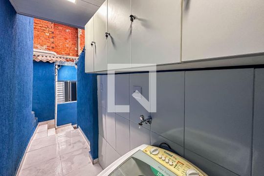 Área de Serviço de kitnet/studio para alugar com 1 quarto, 16m² em Jardim do Estádio, Santo André