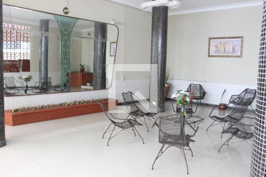 Área comum - Salão de festas de apartamento para alugar com 1 quarto, 65m² em Centro, São Vicente