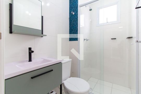 Banheiro de apartamento para alugar com 2 quartos, 42m² em Tatuapé, São Paulo