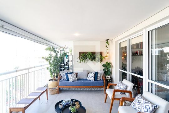 Varanda de apartamento à venda com 3 quartos, 115m² em Chácara Inglesa, São Paulo