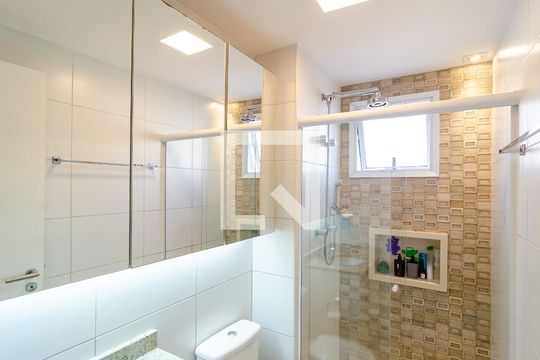 Banheiro Social de apartamento à venda com 3 quartos, 115m² em Chácara Inglesa, São Paulo