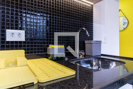 Cozinha - Torneira de kitnet/studio à venda com 1 quarto, 25m² em Vila Buarque, São Paulo